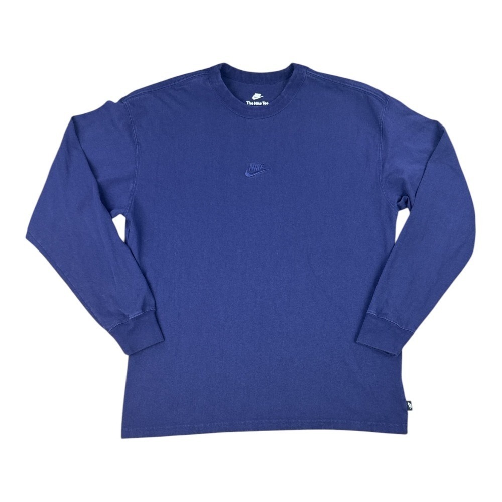 Nike Sportswear Premium Essentials Medium Heavyweight Boxy Long Sleeve  Purple
